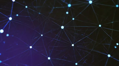 Blue Network Connection FREE Stock Photo, connections, abstract, digital picture