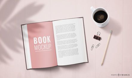 Book Page Layout Mockup FREE Stock Psd, editable-logo, book, book mockup picture