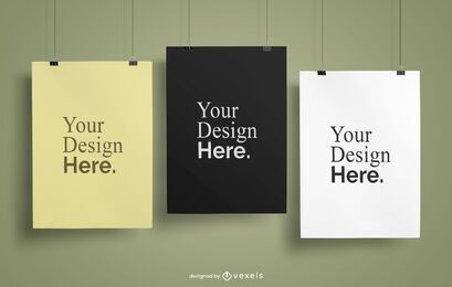 Framed poster set mockup FREE Stock Psd, mockup, poster, frame picture