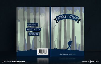 Hiking Woodland Book Jacket FREE Stock Psd, hiking, book-cover, forest picture
