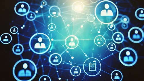 Networking Connections Design FREE Stock Photo, vibrant, connections, pattern picture