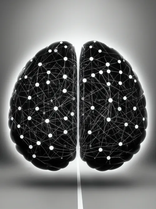 Neural Network Visualization FREE Stock Photo, brain,  neuroscience,  AI picture