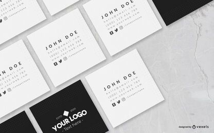 Square card mockup comp FREE Stock Psd, mockup, business-card, business picture