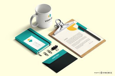 Free Stationery Mockup Office Kit stock image to download Stationery Mockup Office Kit FREE Stock Psd, mockup, composition, branding picture