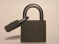 Metallic Padlock for Security FREE Stock Photo, padlock,  lock,  security picture